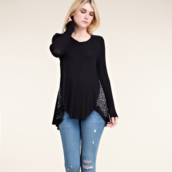 NWT Vocal biker harley angel wings bling SM-3X black rhinestones rocker thermal - Picture 3 of 5